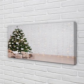 Canvas képek Karácsonyfa díszítés ajándék 125x50 cm