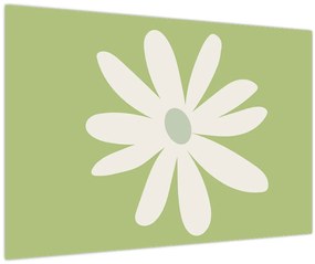 Kép - Hippik, zöld virágok N⁰2 (90x60 cm)