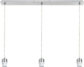 RENDL MORE 80 mennyezeti függőlámpa alap króm 230V LED E27 3x15W