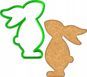 Húsvéti Forma Mézeskalács lyukasztó Húsvéti Nyuszi 10cm