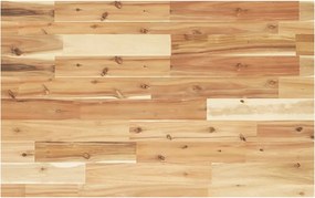 vidaXL olajbevonatú tömör akácfa fürdőszobapult 100 x 50 x 4 cm