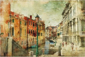 Fotótapéta Fali ragasztó szett Városi impresszió 104x70 Ragasztó