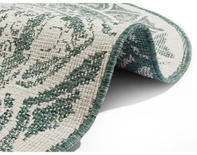 Siruma zöld-krémszínű kültéri szőnyeg, ø 200 cm - NORTHRUGS