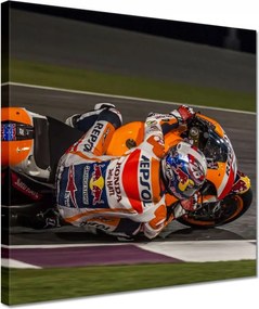 Vászonkép 30x30 Motorkerékpár üldöző