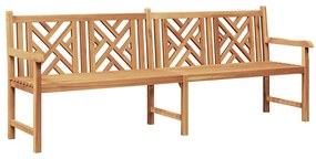 Kerti pad Barna 228 x 60 x 90 cm Tömör tíkfa