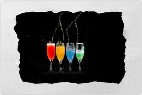 Poszterek 120x80 Színes italok