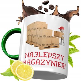 Zöld Bögre Raktárosnak Születésnapra Ajándék fényképes nyomtatással