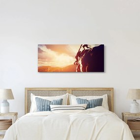 Kép - Hegymászók (120x50 cm)