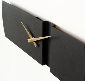 Origami fém falióra, 16×49 cm