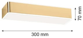 Argon 4148 - Fali lámpa RODAN 1xE27/15W/230V arany