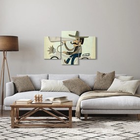 Csillagász kerékpáron (90x60 cm)
