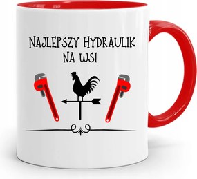 Piros Vízvezeték Bögre Vidéken A Legjobb, fényképes nyomattal