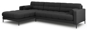 Sötétszürke sarokkanapé (bal oldali) Bali – Cosmopolitan Design