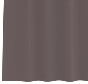 Függönyök függönyökkel 2 pcs sötétbarna 175x140cm Poliészter