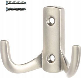 Fürdőszobai fali akasztó Matt Nikkel törölközőtartó akasztó dupla