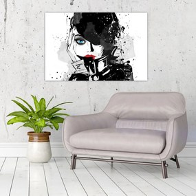 Kép - A titokzatos nő (90x60 cm)