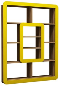 Orkide Yellow and Walnut könyvtár
