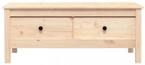 tömör fenyőfa dohányzóasztal 100 x 50 x 40 cm