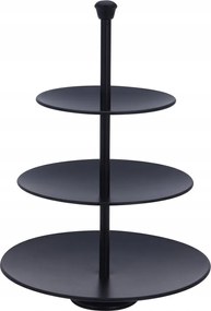 Patera sütemény gyümölcs emeletes fekete modern loft 3 szint