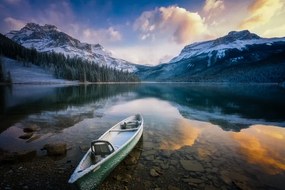 Fotográfia First Snow Emerald Lake, Yongnan Li