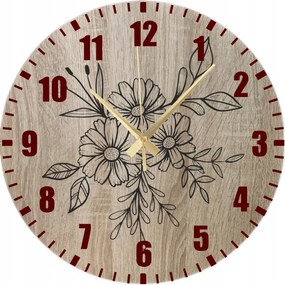 Falióra Dekoratív Sonoma tölgy Virágcsokor Flowers 45 cm