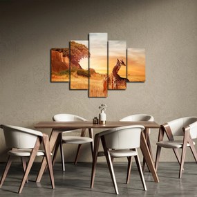 Kép - Zsiráfok Afrikában (150x105 cm)