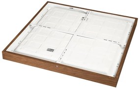 Brilagi-LED Dimmelhető lámpa WOODY FRAME LED/50W/230V tölgy 60x60 cm IP44 + távirányító