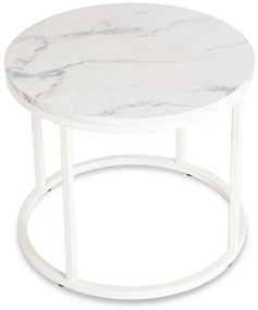 Dohányzóasztal Fehér Márvány AGNES