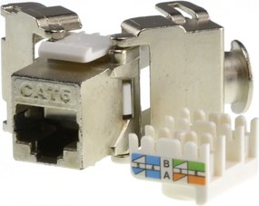 Mediabox 45x45 Keystone RJ45 Ftp kat.6 falon kívüli/süllyesztett Neku