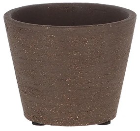 Terrakotta virágcserép, sötétbarna, 9 cm átmérőjű
