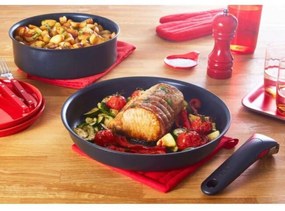 Tefal 3 darabos Főzőkészlet, Ingenio Unlimited, alumínium, fekete