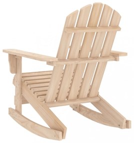 tömör fenyőfa kerti Adirondack hintaszék