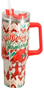 Merry Christmas karácsonyi termokanna 1,2 l, piros
