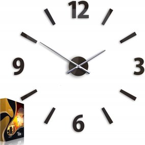 Modern stílusú falióra Kvarc Akril Klaus Wenge Kerek