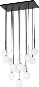 TK LIGHTING 10079 MARTIN Többágú Függesztett Lámpa Fehér, Fekete G9 IP20