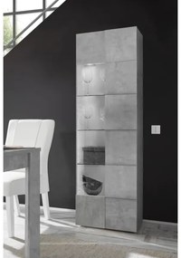 SERIAN komód, betonszürke