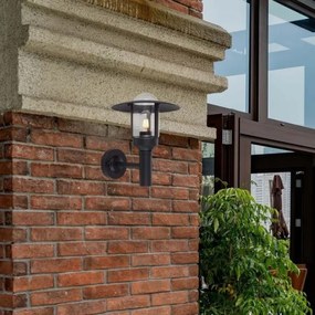 Kültéri fali lámpa 1xE27/60W/230V IP44 fekete