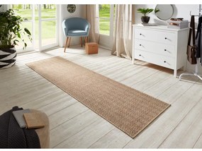 Világosbarna kültéri-beltéri futószőnyeg 80x250 cm Nature – Hanse Home