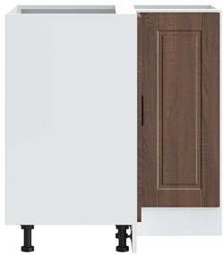 vidaXL Porto barna tölgy színű szerelt fa Konyha sarokszekrény