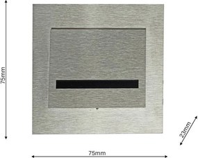 Eko-Light FERO EKS1121 Beépíthető lépcsőházi lámpa 1x0,6W/LED 3000K 13LM IP20