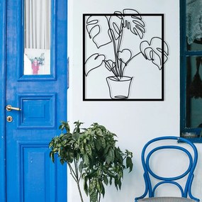 Store fém fali dekoráció, 49×53 cm
