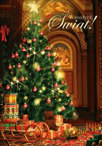 Karåcsonyi képeslap Karåcsonyfa