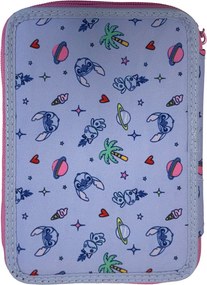 Disney Lilo és Stitch, A csillagkutya Scrapbook tolltartó töltött 2 emeletes