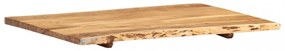 tömör akácfa asztallap 80 x (50-60) x 2,5 cm