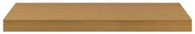 vidaXL Falpolc Falra szerelhető 2 pcs Bézs 60 x 23,5 x 4 cm Faanyag