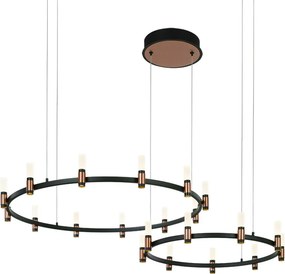 Függeszték Fekete Alamo ITALUX-PND-280110130-21C-MBL