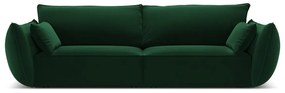Sötétzöld bársony kanapé 208 cm Vanda – Mazzini Sofas