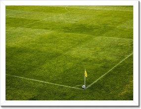 Plakátok keretben 40x30 Focipálya