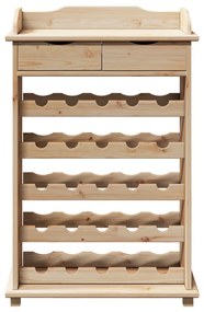 Bor Rack 90x60x30 cm Tömör Fa Fenyő