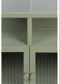 Zöld tálalószekrény 80x58 cm Herbe – White Label